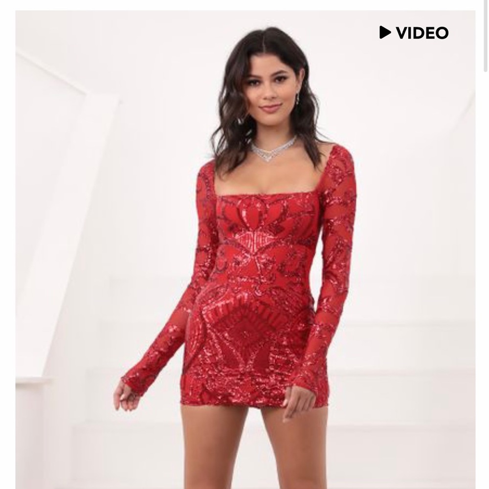 Lucy in the Sky Long sleeve mini dress